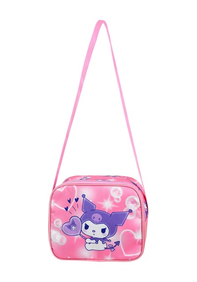Waddell Pembe Kuromi Desenli İlkokul Çantası Beslenme Çantalı 25211 Açık Pembe