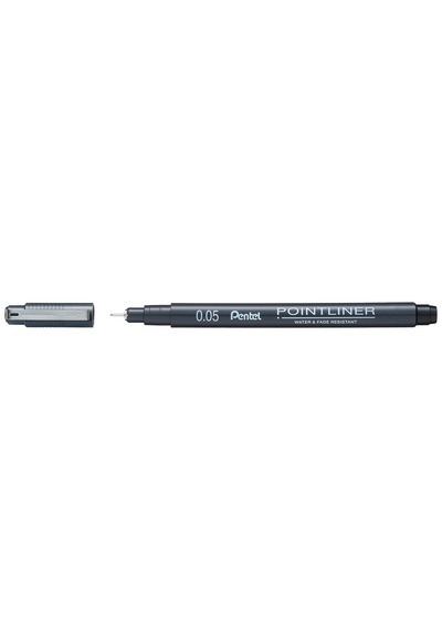 Pointliner S20p-05a, Fineliner, Siyah, Suya Dayanıklı Ve Solmaz, 0,05 Mm