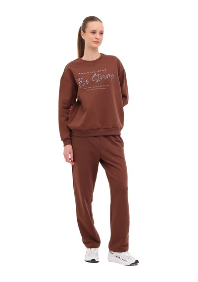 Kinetix Wl 16beata 5pr Kahverengi Kadın Sweatshirt 000000000102035325 Kahverengi