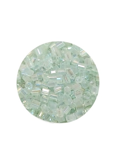 Kesme Cam Boncuk 2mm - 60 Gram - Şeffaf Beyaz - Bnc368 Diğer