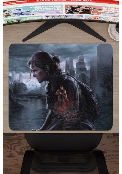 The Last Of Us Kaymaz Dikişli Kauçuk Oyuncu Mousepad V2 - 48x40 Xl Gaming Mouse Pad Fare Altlığı