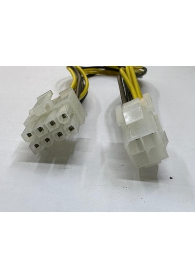 4 Pin 8 Pin Çevirici 4 Pin 8 Pin Anakart Power Çevirici 4 Pin Power 8 Pin Power Çevirici 30 Cm