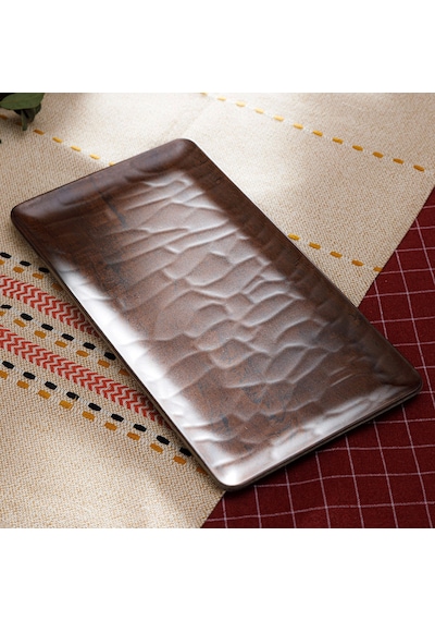 Mudo Home Wood Touch Dikdörtgen Sunum 32cm Kahverengi