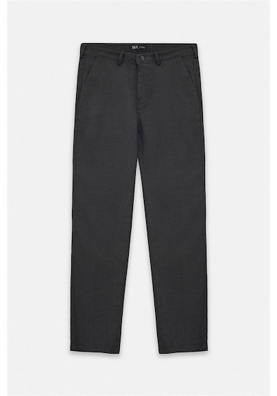 Süvari Antrasit Slim Düz Twill Normal Bel Casual Pantolon Spn2020500035-s08