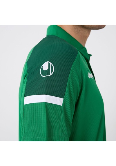 Yeşil Uhlsport Erkek Polo T-shirt Energy 1101801 Yeşil