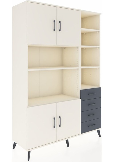 Hyperion Dolap 9 Raflı 4 Çekmeceli 4 Kapaklı 132x44x195 Aytaşı-aytaşı/antrasit Aytası/antrasıt Hyperion Dolap 9 Raflı 4 Çekmeceli 4 Kapaklı 132x44x195 Aytaşı-aytaşı/antrasit Aytası/antrasıt