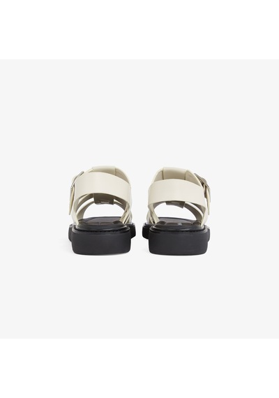 Calvin Klein Sq Molded Sdl Fisherman Mg Wn Kadın Bej Sandalet