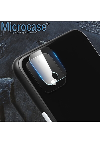 Microcase Google Pixel 4 Kamera Camı Lens Koruyucu Film