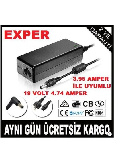 Exper Eksper Şarj Cihazı Laptop Notebook Pc Bilgisayar Adaptör