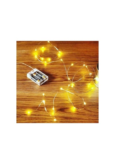 5 Metre Gün Işığı Peri Led, Sarı Renkli Dekoratif Aydınlatma Seti
