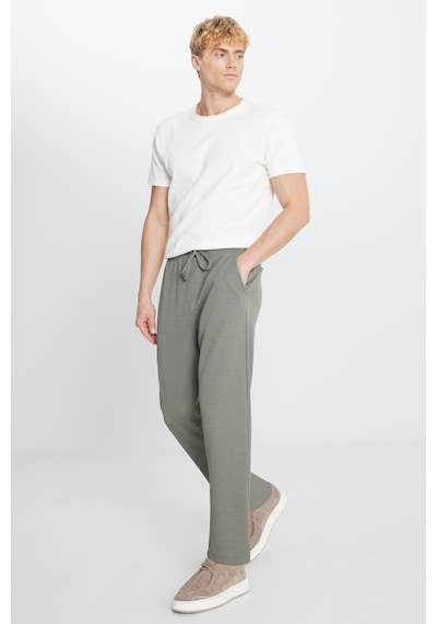 AC&Co / Altınyıldız Classics Erkek Hakı Pamuklu Standart Fit Normal Kesim Beli Lastikli Diagonal Desenli Örme Pantolon Haki AC&Co / Altınyıldız Classics Erkek Hakı Pamuklu Standart Fit Normal Kesim Beli Lastikli Diagonal Desenli Örme Pantolon Haki