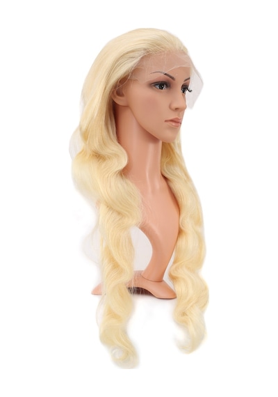 Gerçek Front Lace Dalgalı Platin Tül Peruk / 80/85cm - Ybve-758731 Karışık - Çok Renkli