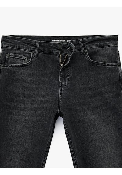 Koton Normal Bel Pamuklu Super Skinny Fit Jean Pantolon - Justin Jean Siyah 6sam40031nd Siyah Koton Normal Bel Pamuklu Super Skinny Fit Jean Pantolon - Justin Jean Siyah 6sam40031nd Siyah