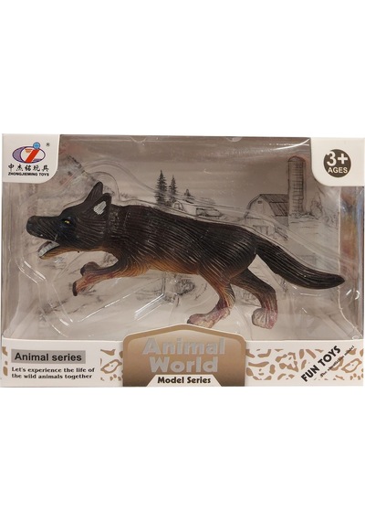 Calimera Toys Hayvan Figürleri Oyuncak Koşan Kurt Köpeği Hayvan