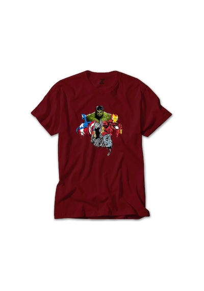 Avengers Boss Kırmızı Tişört Kırmızı