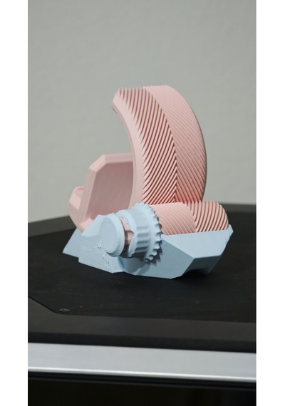 Morfem3d Pembe - Mavi Ayarlanabilir Cep Telefonu Standı Masaüstü Telefon Tutucu