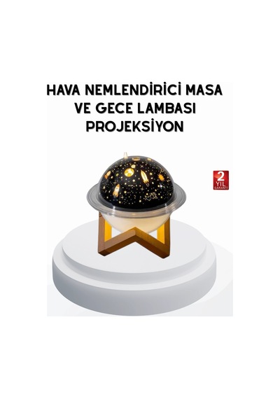Mey İthalat Usb Mini Hava Nemlendirici Ve Projeksiyon Lamba Taşınabilir, Sessiz, Dekoratif Aromaterapi Cihazı