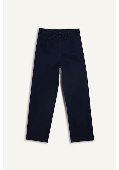 Defacto Loose Fıt Düz Paça Gabardin Pantolon Erkek Çocuk G6740a826spnv146 Lacivert-nv146