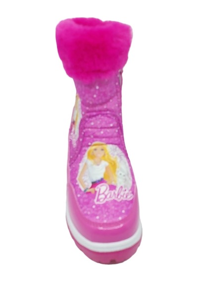 Zerhan Barbie 115 Kız Çocuk Fermuarlı Kar Bot Pembe