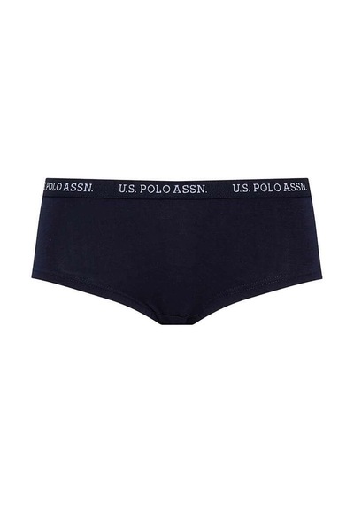 U.S. Polo Assn. Kadın Lacivert - Fuşya - Beyaz 3 Lü Şort 66115 Lacivert - Fuşya - Beyaz