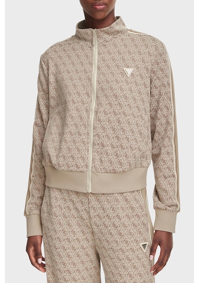 Guess 4g Allover Jacquard Sweat V6yq28k5183 Kadın Sweat V6yq28 K5183 Fnnh Bej