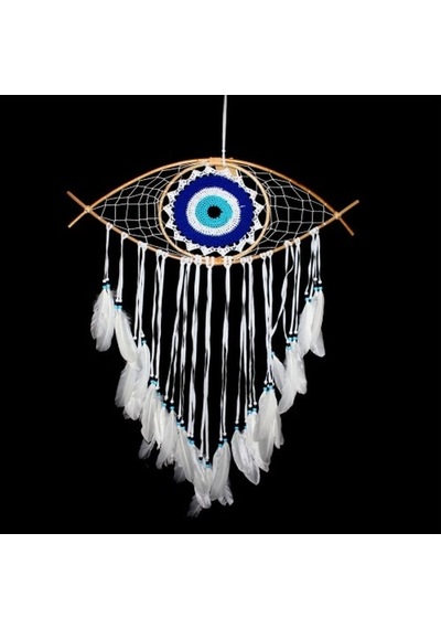 Rüya Kapanı Dream Catcher Göz Tasarımı Model 5 Çok Renkli