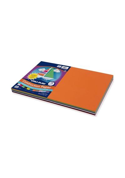 Pacon Çeşitli Renklerde Akıllı İstif Yapı Kağıdı, 30,5 X 18 Cm, 120'li Paket