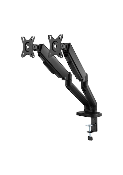 Çiftli Monitör Kolu 17-32 Inç Yaylı Dengeleyici 360 Döner Dual Monitor Stand 2x 9 Kg Kapasiteli