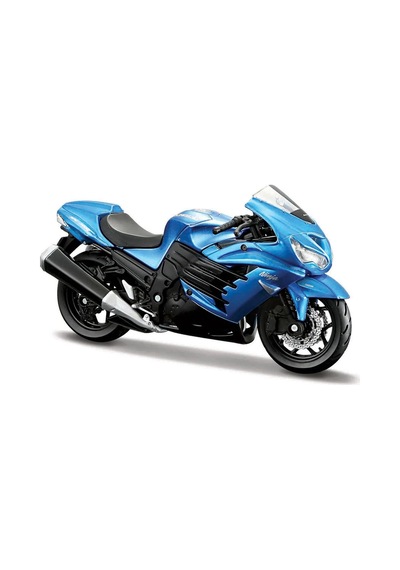 1:18 Kawasaki Ninja Zx-14r Model Motor - Mavi 39025-03