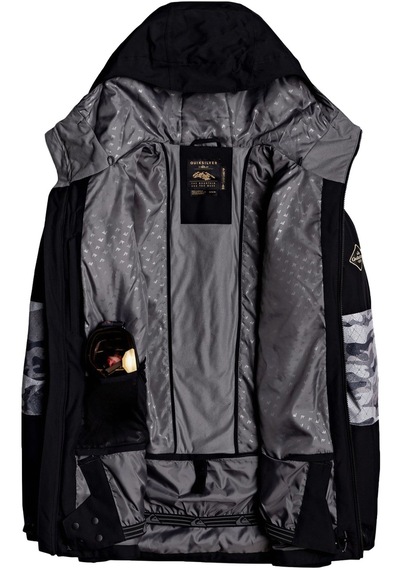 Quiksilver  Tamarack Erkek Siyah Snowboard Ceketi Kvj0