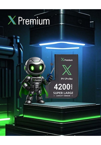 Apple Uyumlu iPhone  12 Pro Max Batarya Pil Süper Yüksek Kapasiteli Güçlendirilmiş 4200 Mah Xpremium