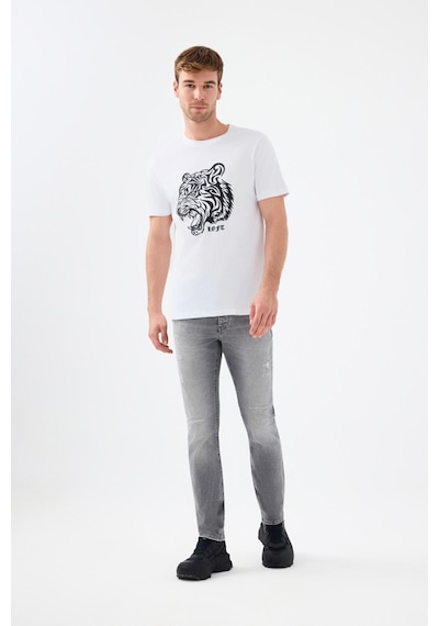 Loft Lf2039228 Erkek Kısa Kollu T-shirt Beyaz
