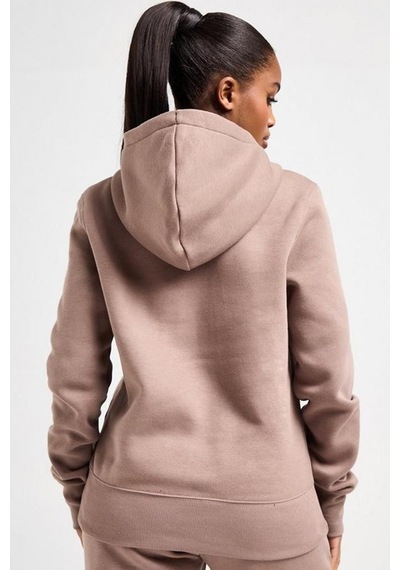 Nike Sportswear Phoenix Fleece Pullover Hoodie Kadın Kapüşonlu Sweatshirt Kahverengi Kahverengi