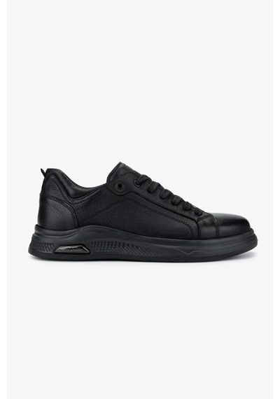 Valmenti Erkek Hakiki Deri Siyah Deri Sneakers & Spor Ayakkabı 298 2797-9697 Erk Ayk Y25 Sıyah Dr Siyah