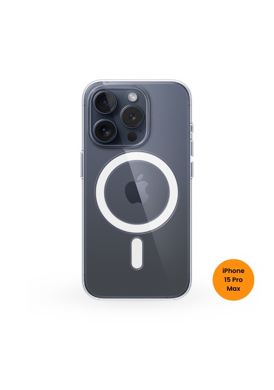 Teknoway Apple, Uyumlu iPhone 15 Pro Max Magshield Kılıf Şeffaf