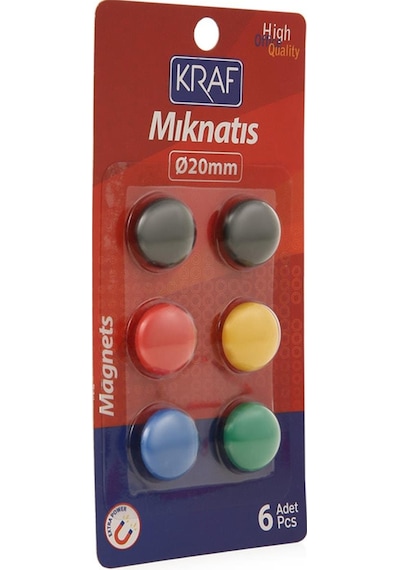 Kraf Mıknatıs 20 MM 6 Lı 502g