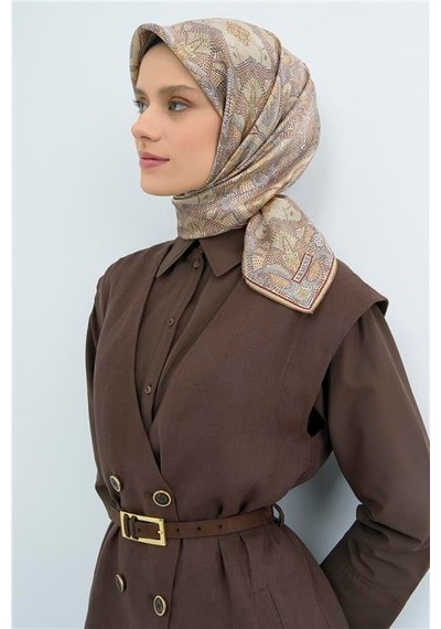 Armine Saf İpek Sura Eşarp 9540d 32 Çok Renkli
