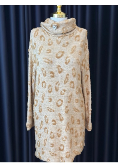 Qupra Qaz74014-c Camel Tunik Çok Renkli