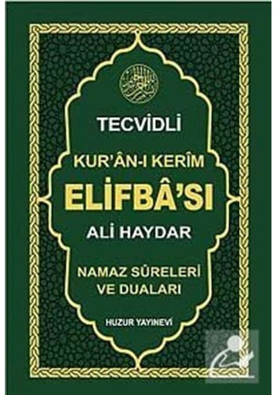 Tecvidli Kur'an -ı Kerim Elifba'sı  - Ali Haydar  - Huzur Yayınevi
