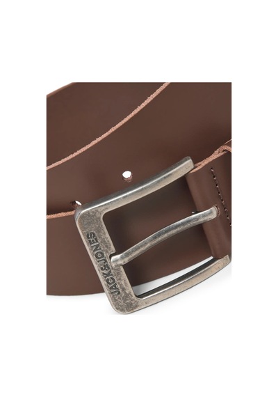Jack & Jones Jacbraga Leather Belt Sn Erkek Kemer-32742 Kahverengi