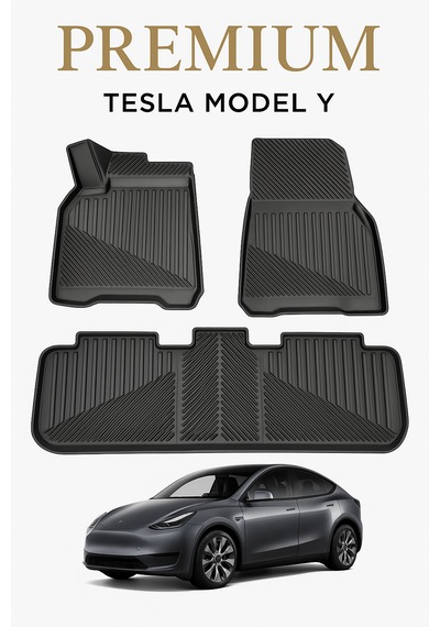 Tesla Model Y / Tesla Juniper Uyumlu 3d Oto Paspas Premium