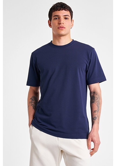 Lescon Erkek Kısa Kollu T-shirt 25s-1202-25y Lacivert