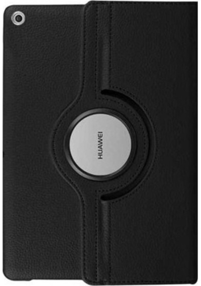 Huawei Uyumlu Mediapad T3 10Inc 360Dönerli Stantlı Deri Tablet Kılıfı+Kl