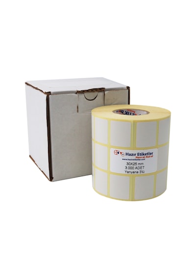 Eko Termal Rulo Etiket 30mm X 25mm 3000 Adet