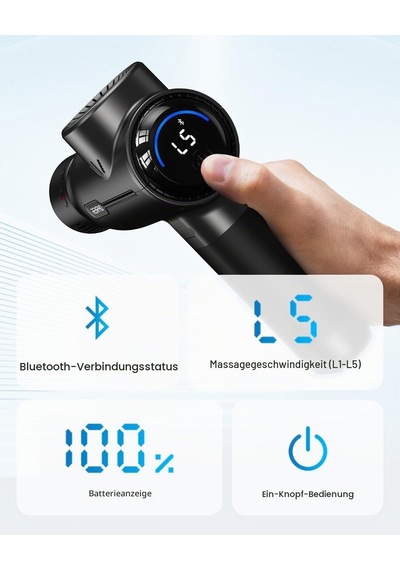 Renpho Sıcak Ve Soğuk Masaj Tabancası, Uygulamalı Masaj Tabancası Ve 5 Masaj Başlığı, Taşınabilir Perküsyon Elektrikli El Masaj Tabancası, Erkekler Ve Kadınlar İçin Kas Masaj Tabancası, Active+ Thermacool Renpho Sıcak Ve Soğuk Masaj Tabancası, Uygulamalı Masaj Tabancası Ve 5 Masaj Başlığı, Taşınabilir Perküsyon Elektrikli El Masaj Tabancası, Erkekler Ve Kadınlar İçin Kas Masaj Tabancası, Active+ Thermacool