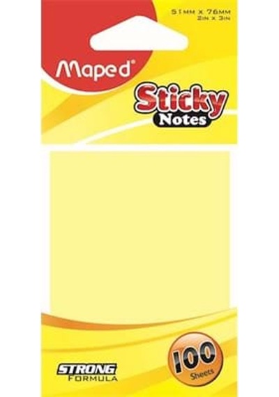 Maped Yapışkanlı Not Kağıdı 100 Lü 51x76 Karışık Renk 758410