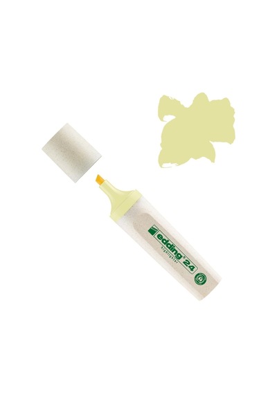 24 Ecoline Fosforlu Kalem Pastel Sarı Sarı