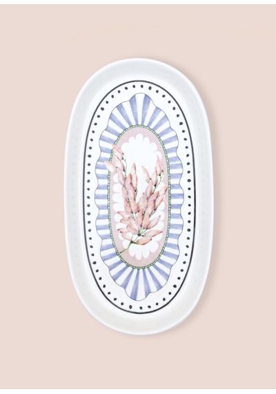 The Mia Spring Oval Servis 2li 29 Cm Renkli