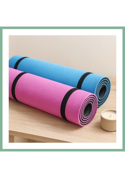 Bşkvirgo Pilates Yoga Matı 8mm 55x170 Cm 27 Dns Bsk2026 Çok Renkli