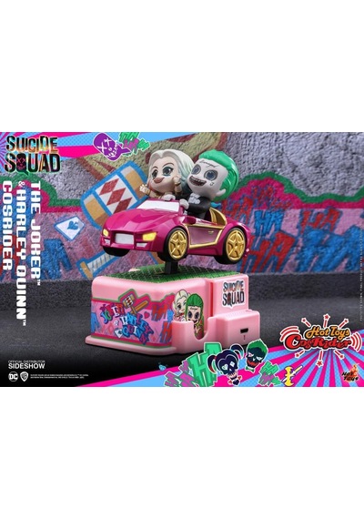Hot Toys The Joker & Harley Quinn Cosrider Collectible Figure Set